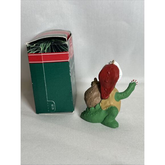 Hallmark 1991 DINOCLAUS Keepsake Ornament with box - Picture 4 of 5